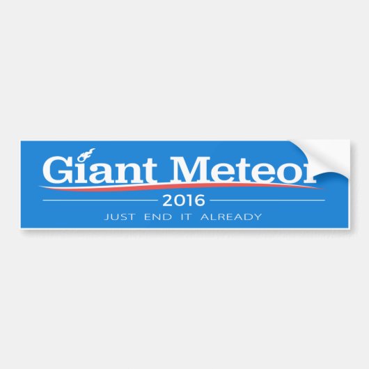Giant Meteor 2016 bumper sticker (Voorkant)