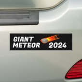 GIANT METEOR 2024 BUMPERSTICKERS (Op auto)
