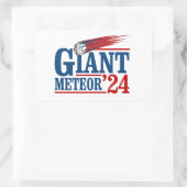 Giant Meteor 2024 Rechthoekige Sticker (Tas)