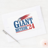 Giant Meteor 2024 Rechthoekige Sticker (Envelop)