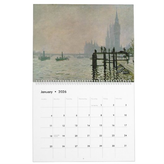 Giant Monet 2015-agenda Kalender (Jan 2026)