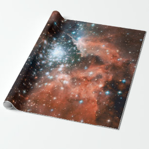 Giant Nebula Star Cluster Space Natuur Cadeaupapier