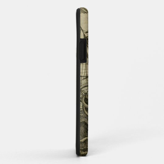 Giant Octopus 1801 Etching Case-Mate iPhone Case (Achterkant/rechts)