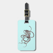 Giant Octopus Bagagelabel (Voorkant verticaal)