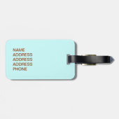 Giant Octopus Bagagelabel (Achterkant horizontaal)