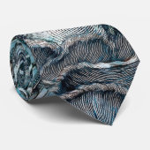 Giant Octopus Blue Zee Monster Sailboat Stropdas (Opgerold)