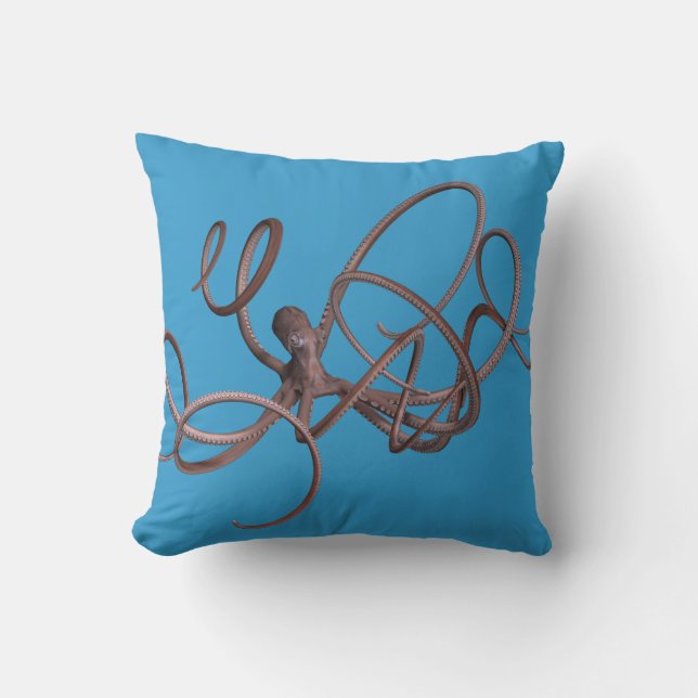 Giant Octopus Kussen (Voorkant)