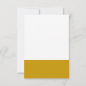 GIANT OR NOIR GRAD Carte de remerciements diplômée (Dos)