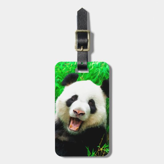 Giant Panda Bagagelabel (Voorkant verticaal)