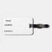 Giant Panda Bagagelabel (Achterkant horizontaal)