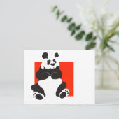 Giant Panda Briefkaart (Staand voorkant)