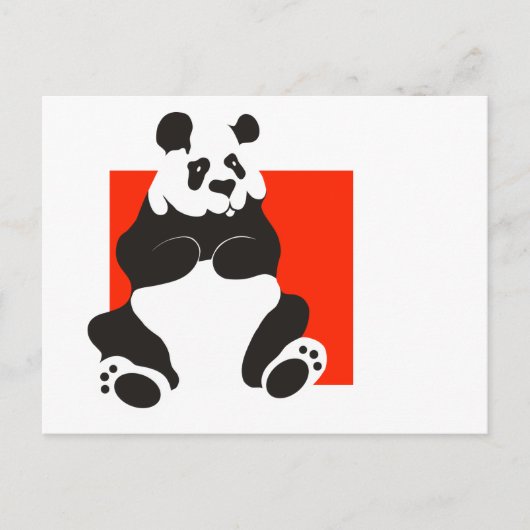 Giant Panda Briefkaart (Voorkant)