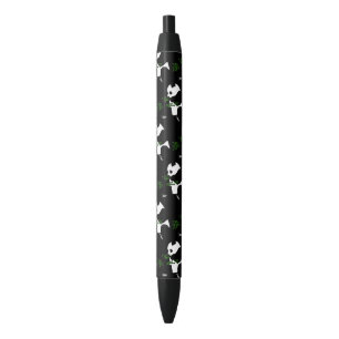 Giant Panda Eats Bamboo Black Zwarte Inkt Pen