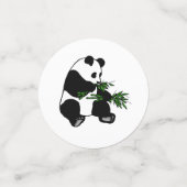 Giant Panda Eats Bamboo Confetti (Kleine voorkant)