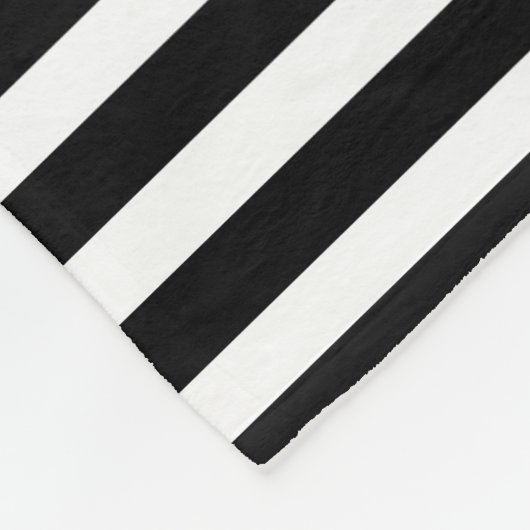 Giant Panda en Stripes Fleece Deken (Hoek)