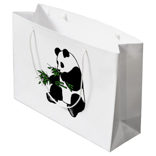 Giant Panda Groot Cadeauzakje (Achterkant Gekanteld)