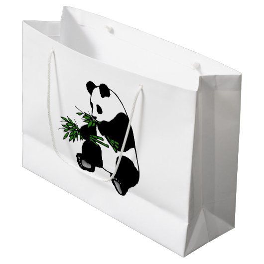 Giant Panda Groot Cadeauzakje (Voorkant Gekanteld)