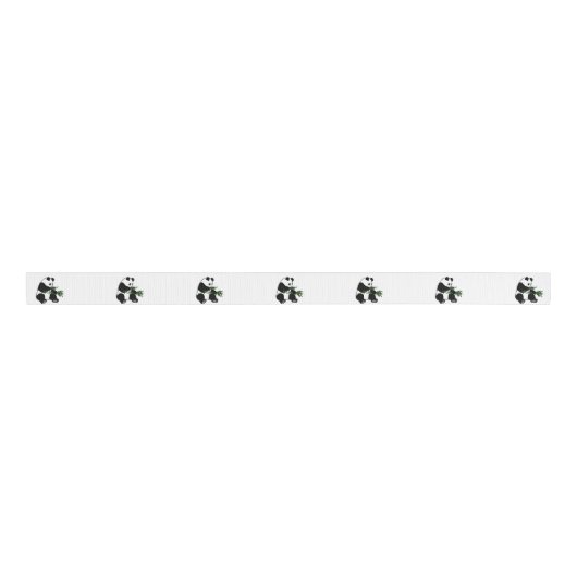 Giant Panda Grosgrain Lint (Voorkant)