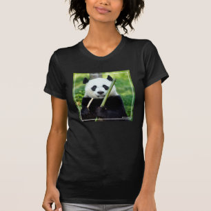 Giant Panda Holding Bamboo T-shirt