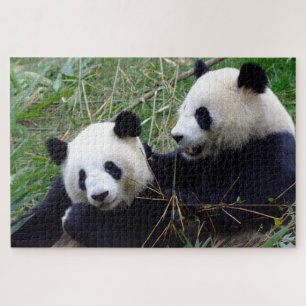 Giant Panda - Love & Bamboo /China Beren Legpuzzel
