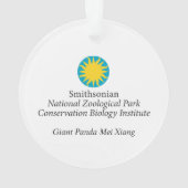 Giant Panda Mei Xiang Ornament (achterkant)