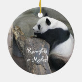 Giant Panda Ornament (Achterkant)