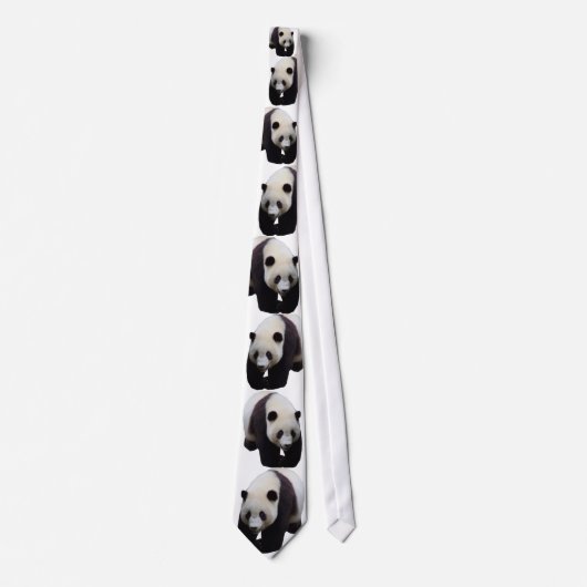 Giant Panda Stacked Panda's Stropdas (Voorkant)