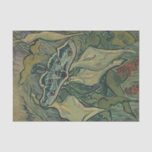 Giant Peacock Moth (1889) van Vincent van Gogh Tissuepapier
