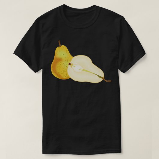 Giant Pear Graphic Fruit T-shirt (Design voorkant)