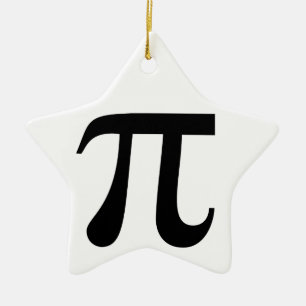 Giant "Pi"-symbool Keramisch Ornament