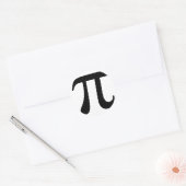 Giant "Pi"-symbool Ronde Sticker (Envelop)