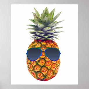 Giant Pineapple Wearing Sunbril, Foodies, ZSSG Poster