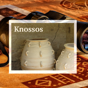 Giant Pithoi, Minoan Palace, Knossos, Kreta Briefkaart
