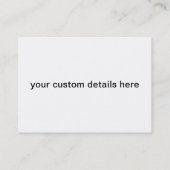 Giant Red Zee Urchin - Visitekaartje (Achterkant)