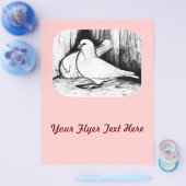 Giant Runt Pigeons Flyer (Enkel)