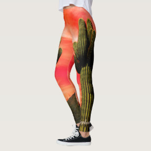 Giant Saguaro Cactus, Leggings voor gepersonalisee