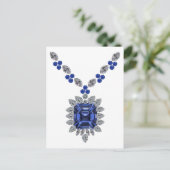 Giant Sapphire Briefkaart (Staand voorkant)