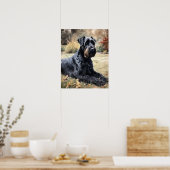 Giant Schnauzer Dog Art Print Poster (Keuken)