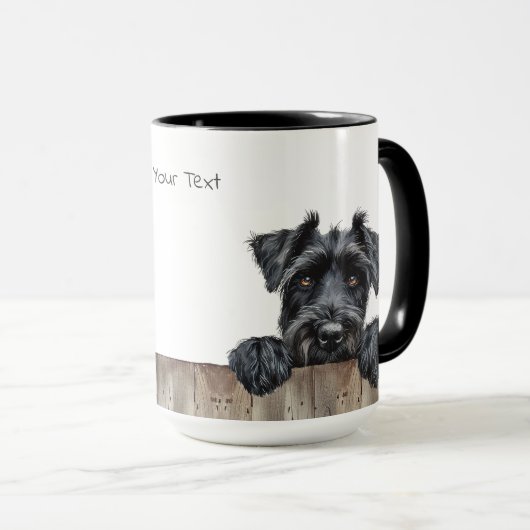 Giant Schnauzer Dog Mok (Voorkant rechts)