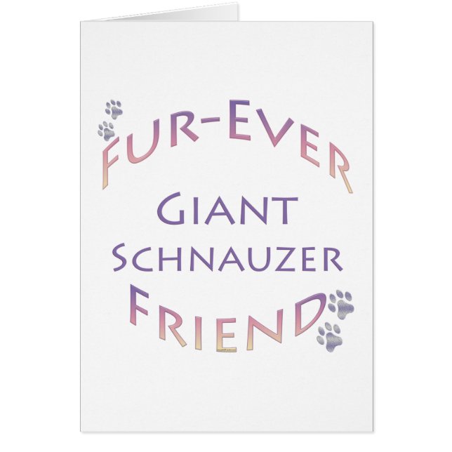 Giant Schnauzer Furever (Voorkant)