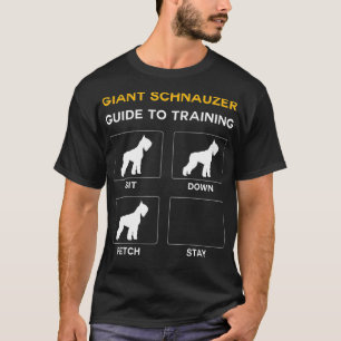 Giant Schnauzer Guide to training Dog Obedience T-shirt