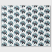 Giant Schnauzer Kerstmis Cadeaupapier (Vlak)