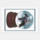 Giant Schnauzer Kerstmis Inpakpapier Vel (Voorkant 2)