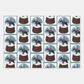 Giant Schnauzer Kerstmis Inpakpapier Vel (Voorkant)