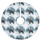 Giant Schnauzer Kerstmis Kerstboom Rok (Voorkant)