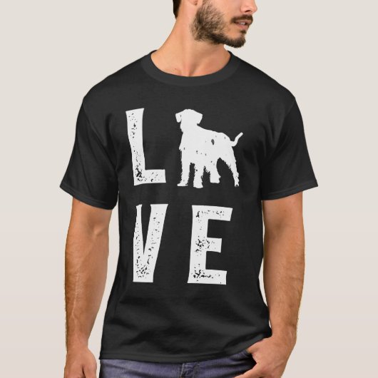 Giant Schnauzer Love  1 T-shirt (Voorkant)