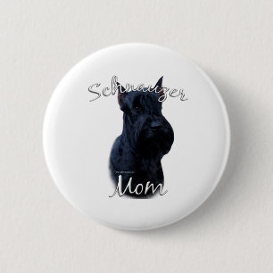 Giant Schnauzer Moeder 2 Ronde Button 5,7 Cm