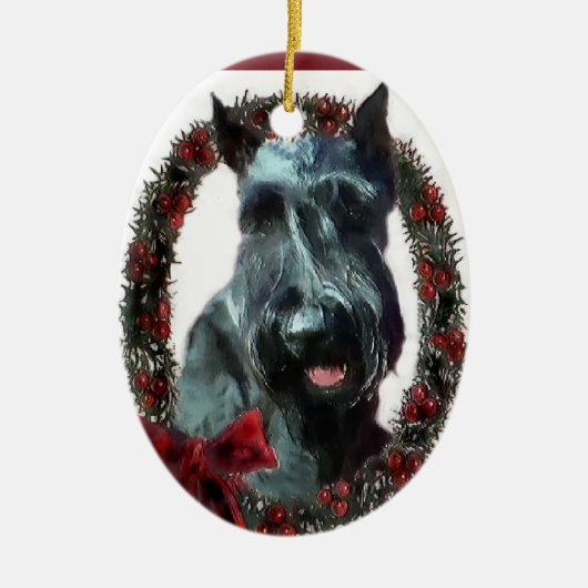 Giant Schnauzer Ornement de Noël (Devant)