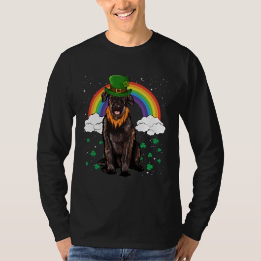 Giant Schnauzer St Patricks Day Leprechaun T-shirt (Voorkant)