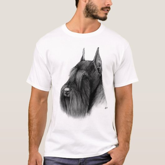 Giant schnauzer t-shirt (Voorkant)